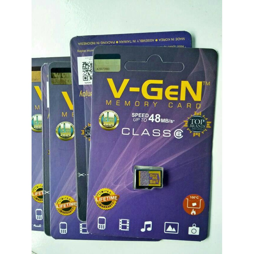 ORI memory card micro sd vgen 16gb original TERMURAH