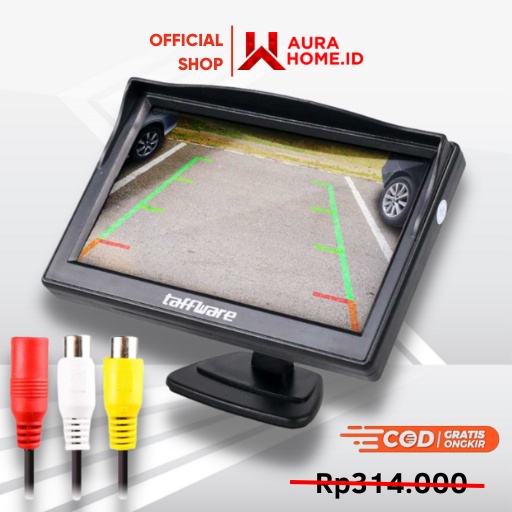 Monitor Rear View Parkir Mobil TFT LCD 5 Inch / Monitor LCD Kamera Camera Vidio Parkir Mundur Belaka