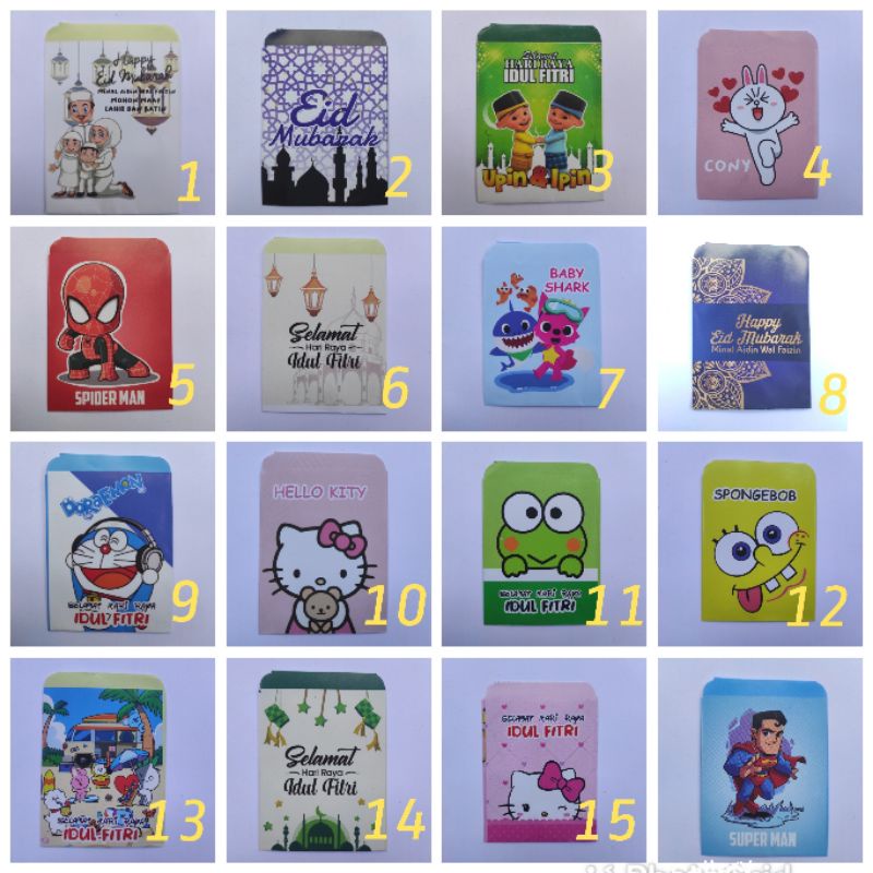 

grosir Amplop lebaran mini murah/ angpao lebaran