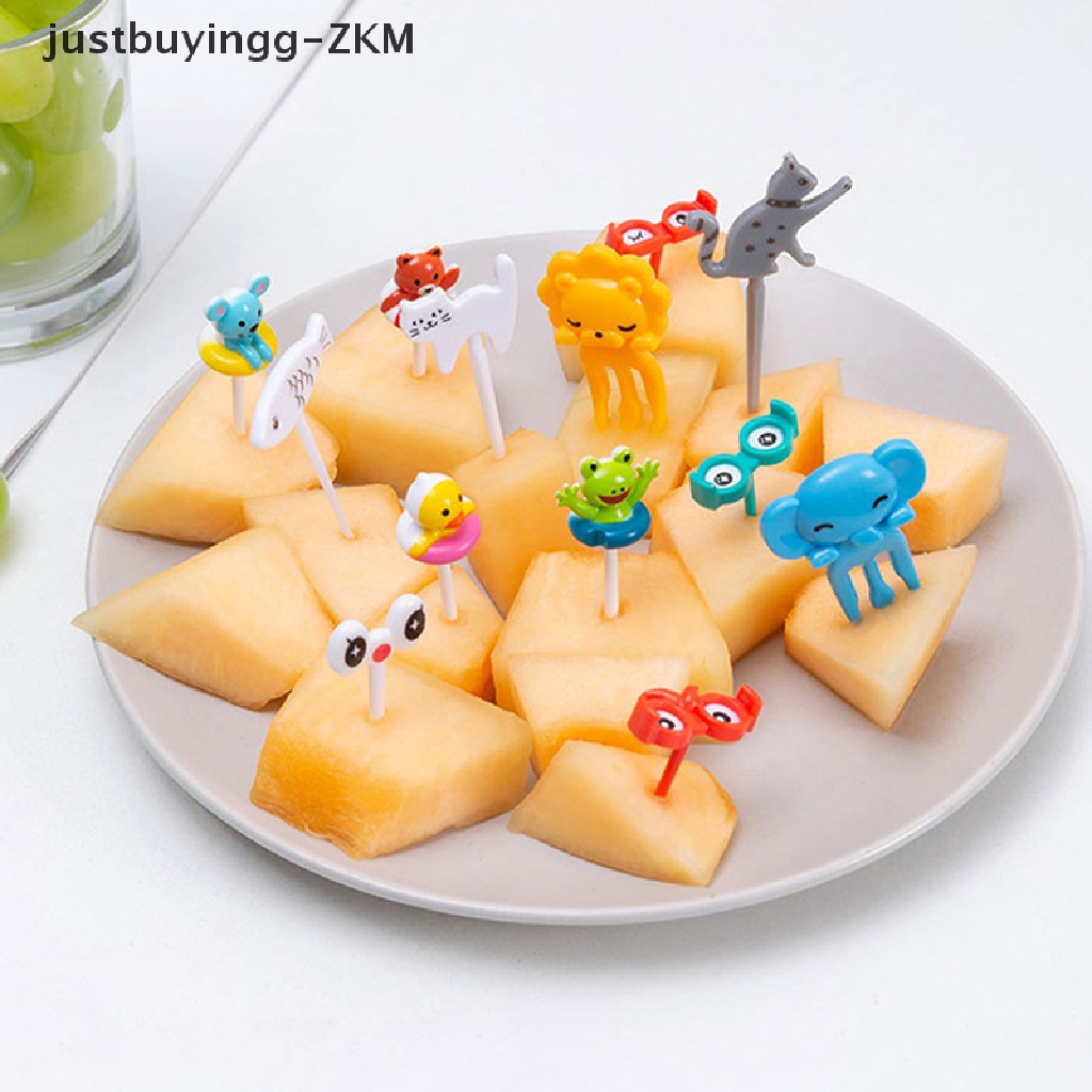 [justbuyingg- enough stock ] Bento Vegetable Crockery Cute Mini Toddler Children Fruit Forks Toothpicks [zkm]