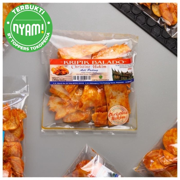 

NEW Kripik Balado Christine Hakim Panjang 250gr