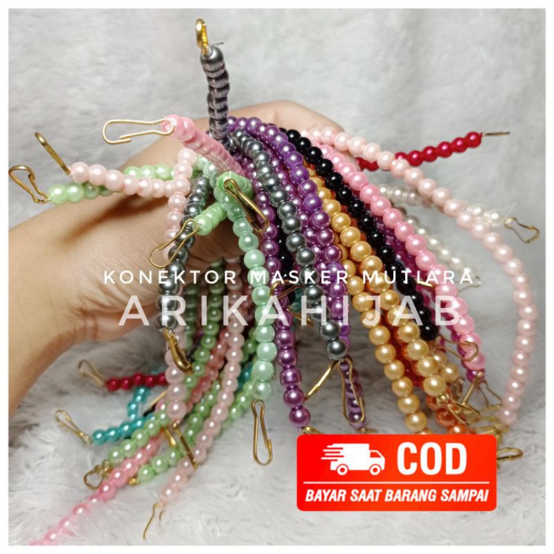 konektor masker mutiara peniti bohlam murah grosir souvernir murah Surabaya Sidoarjo Gresik Malang M