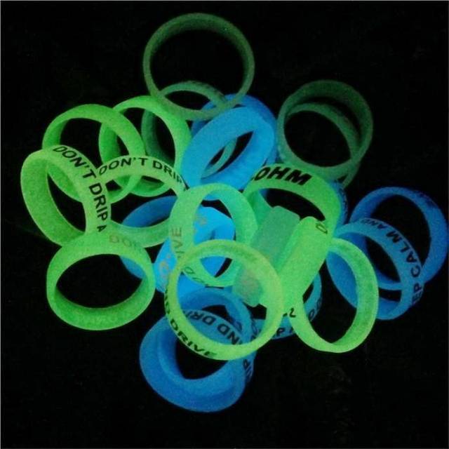 vapeband nyala di gelap / vape band glow in the dark banyak motif