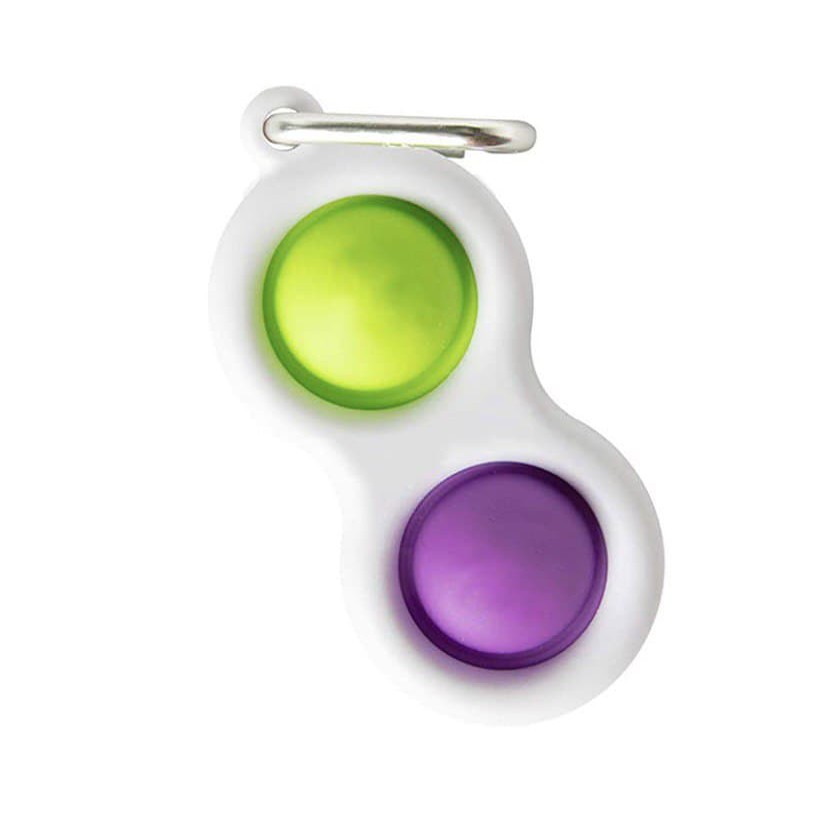 Simple Dimple Simpl Dimpl Fidget Sensory Tik Tok Tiktok Toy Pop It Its-Purple Green
