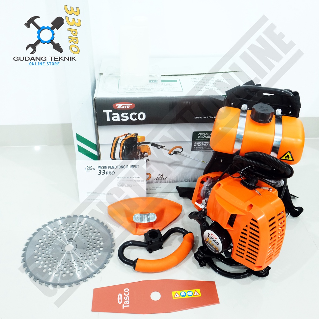 Mesin Potong Rumput Tasco 33Pro / Brush Cutter Tasco 33 PRO - Mesin Pemotong Padi Paddy Reaper