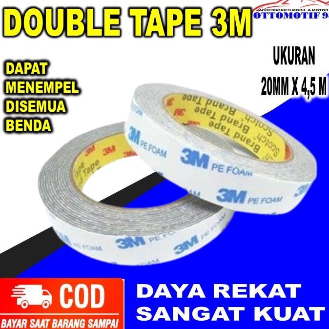 

(BISA COD) Double Tape Dabel TIP 3M M3 Perekat Serbaguna Kuat Murah Inport KOMPLIT Kode 207