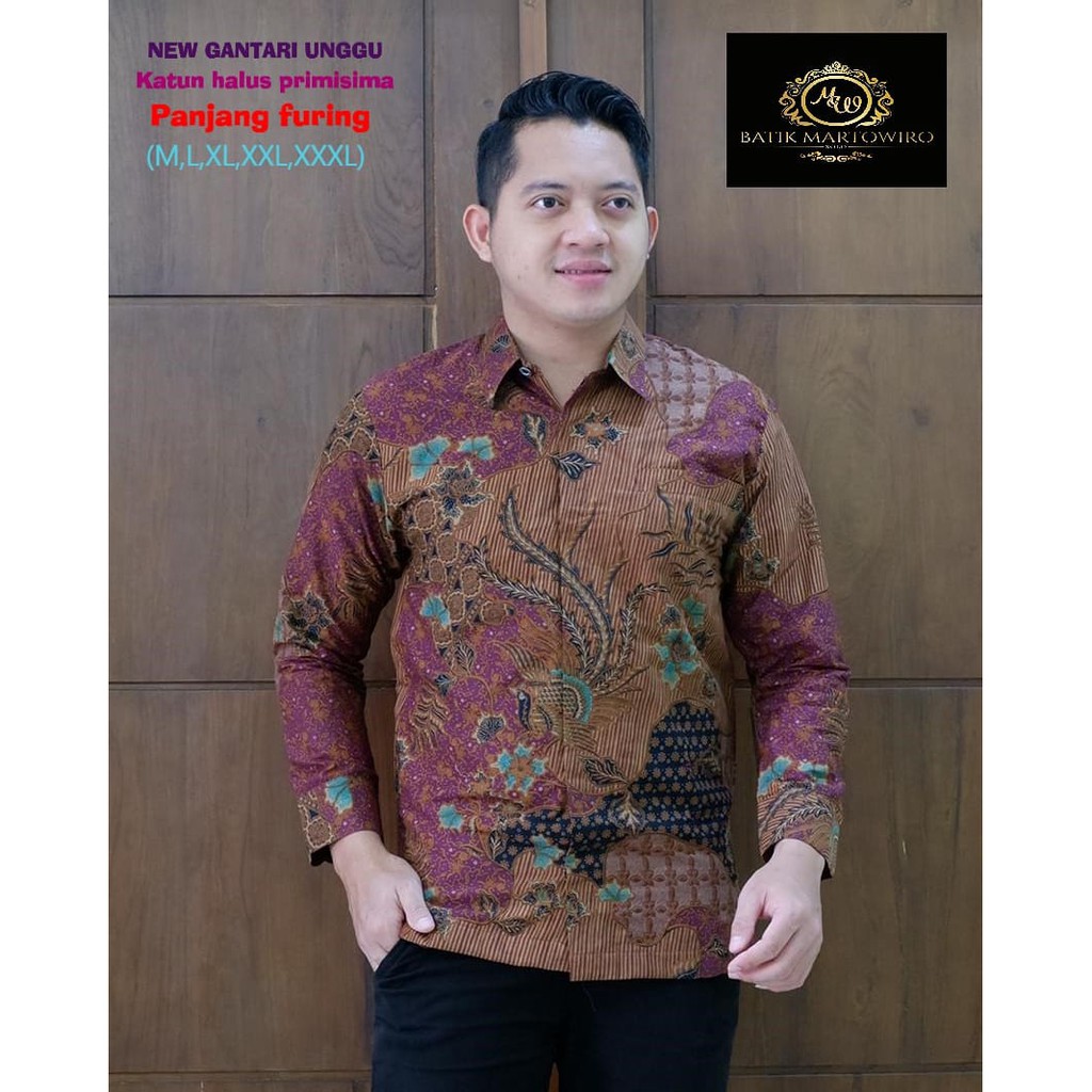 NEW GANTARI UNGU MARTOWIRO KEMEJA BATIK PRIA LENGAN PANJANG PENDEK LAPIS FURING ATASAN BATIK PRIA MODERN KRISNAMUKTI KUNING  AJOTOSATRU ASWATOMO IRENG PITO JIWO KRISNAMUKTI KUNING DEWA WANGSA UNGU AJOTOSATRU NAVY LEMBAYUNG IRENG GANESA ASMORO GONDROWARU