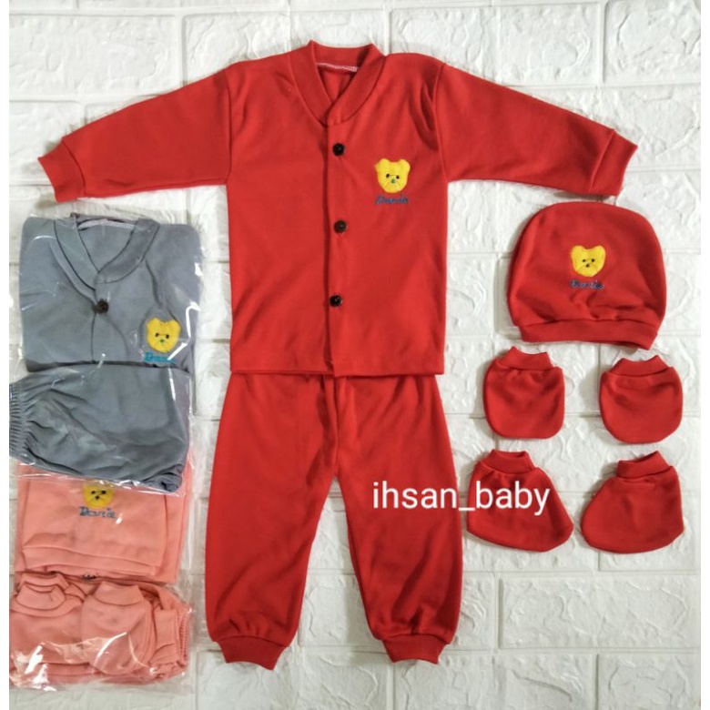 1 set setelan piama bayi+set topi sartaki