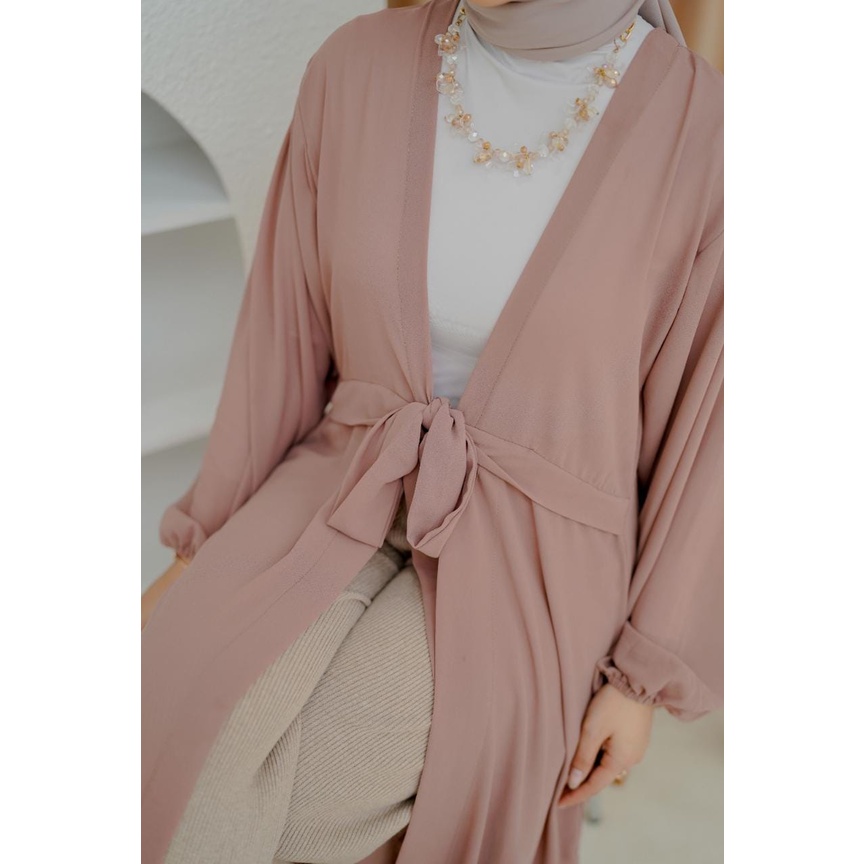 GAYATRI MAXY  AURORA OUTER LONG CERUTY / MERRA OUTER / CARDIGAN CERUTY PANJANG / OUTER WANITA TERBARU