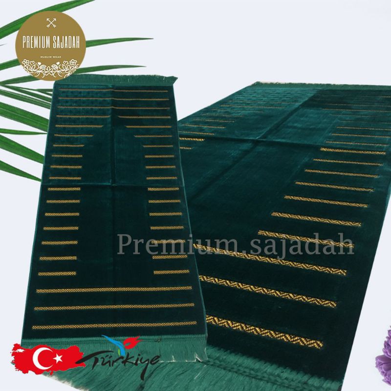 sajadah turki / sajadah bulu tebal midi sedang / sajadah  polos halus murah