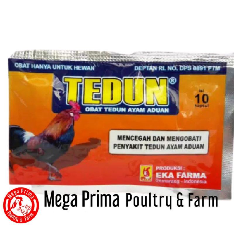 Tedun 10 kapsul Eka Farma - Mengobati Tedun Ayam
