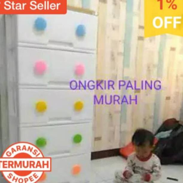 Lemari Plastik Rovega 5 Susun ., ,.
