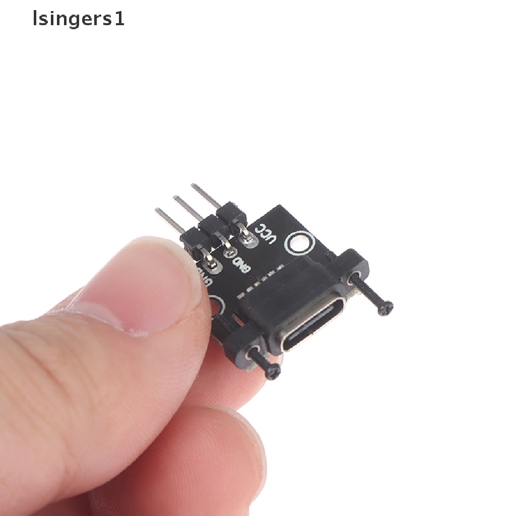 (lsingers1) 1pc Papan Tes PCB USB 3.1 Tipe C Female 12P Dengan Sekrup Adapter