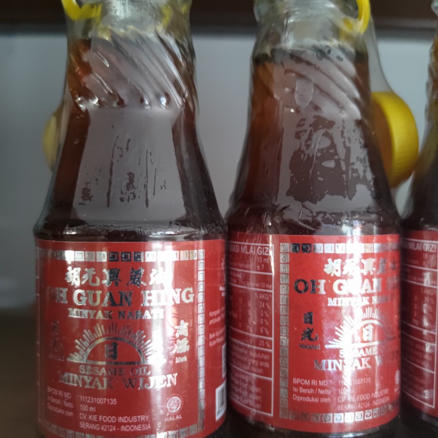 

Minyak wijen Oh Guan Hing Matahari 100 ml