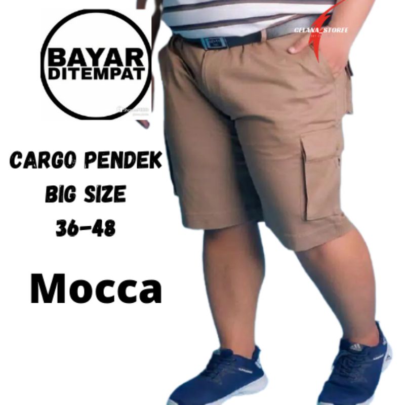 celana pendek/Celana cargo pria big size 38-48/Celana Cargo Pendek pria Jumbo/celana cargo pendek