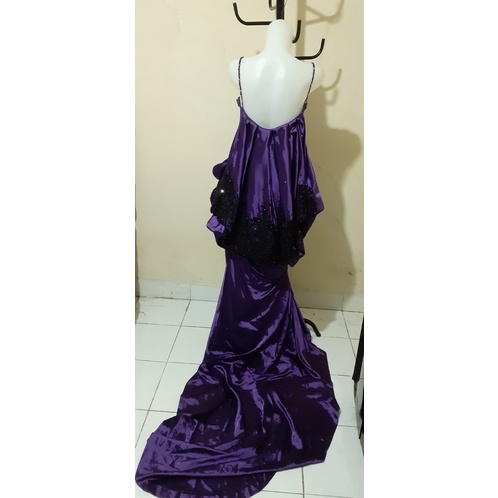 preloved dress malam / gaun backless / pesta / bridesmaids / prewed