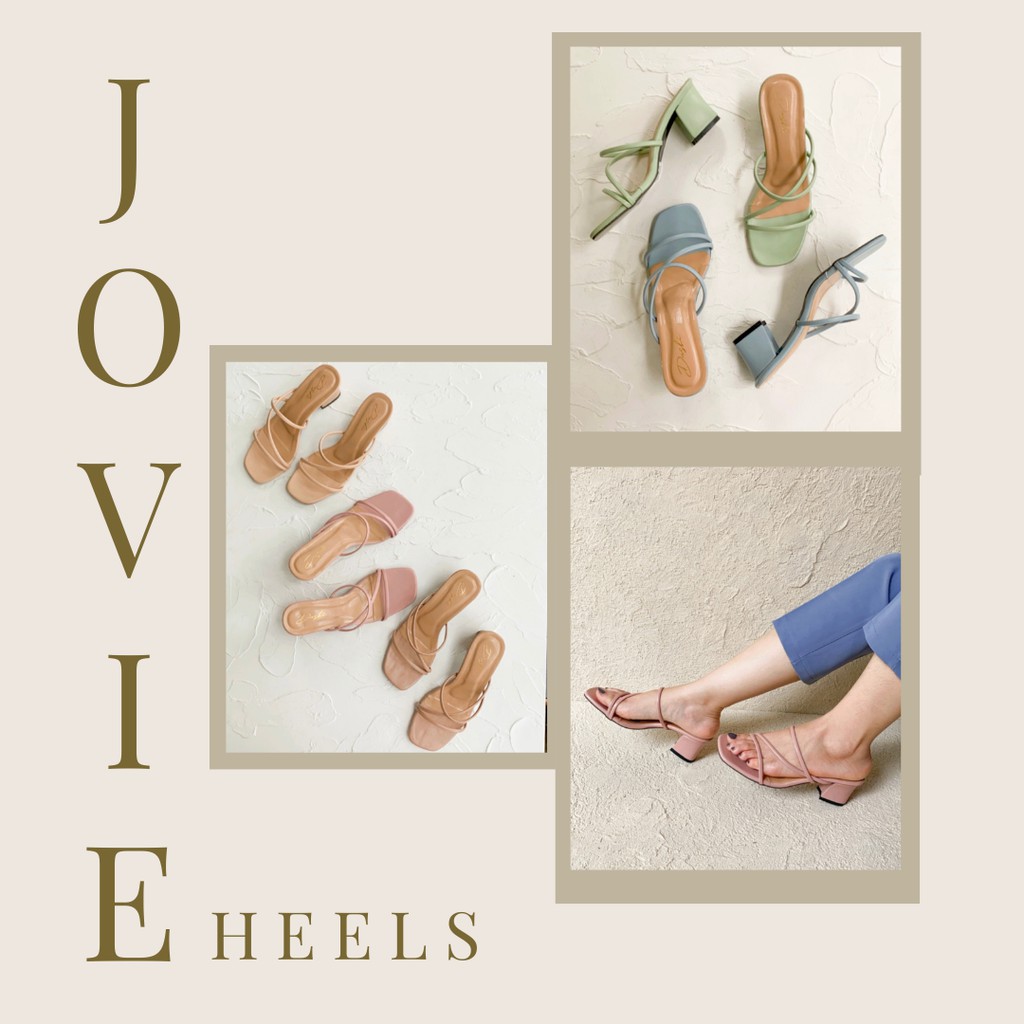 Jovie heels - Sendal wanita hak tahu