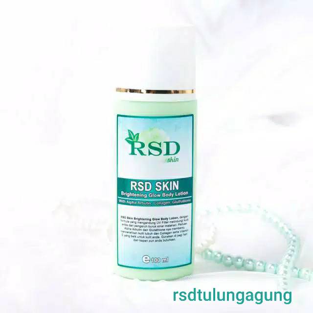 RSD BRIGHTENING GLOW BODY LOTION 100ML PEMUTIH BADAN 7-14 HARI