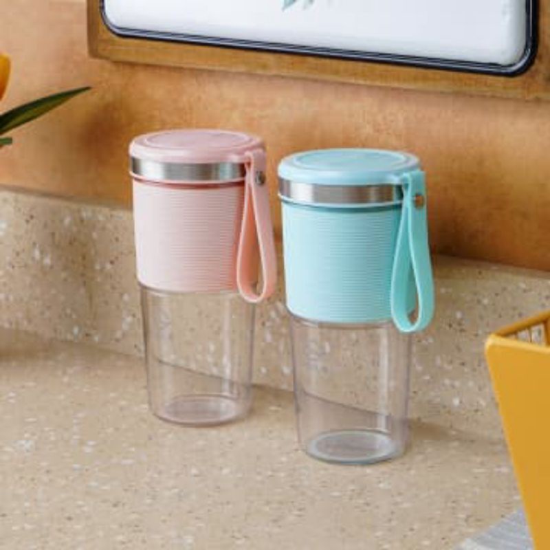Kels Belle Mini Blender Usb Pink dan Hijau