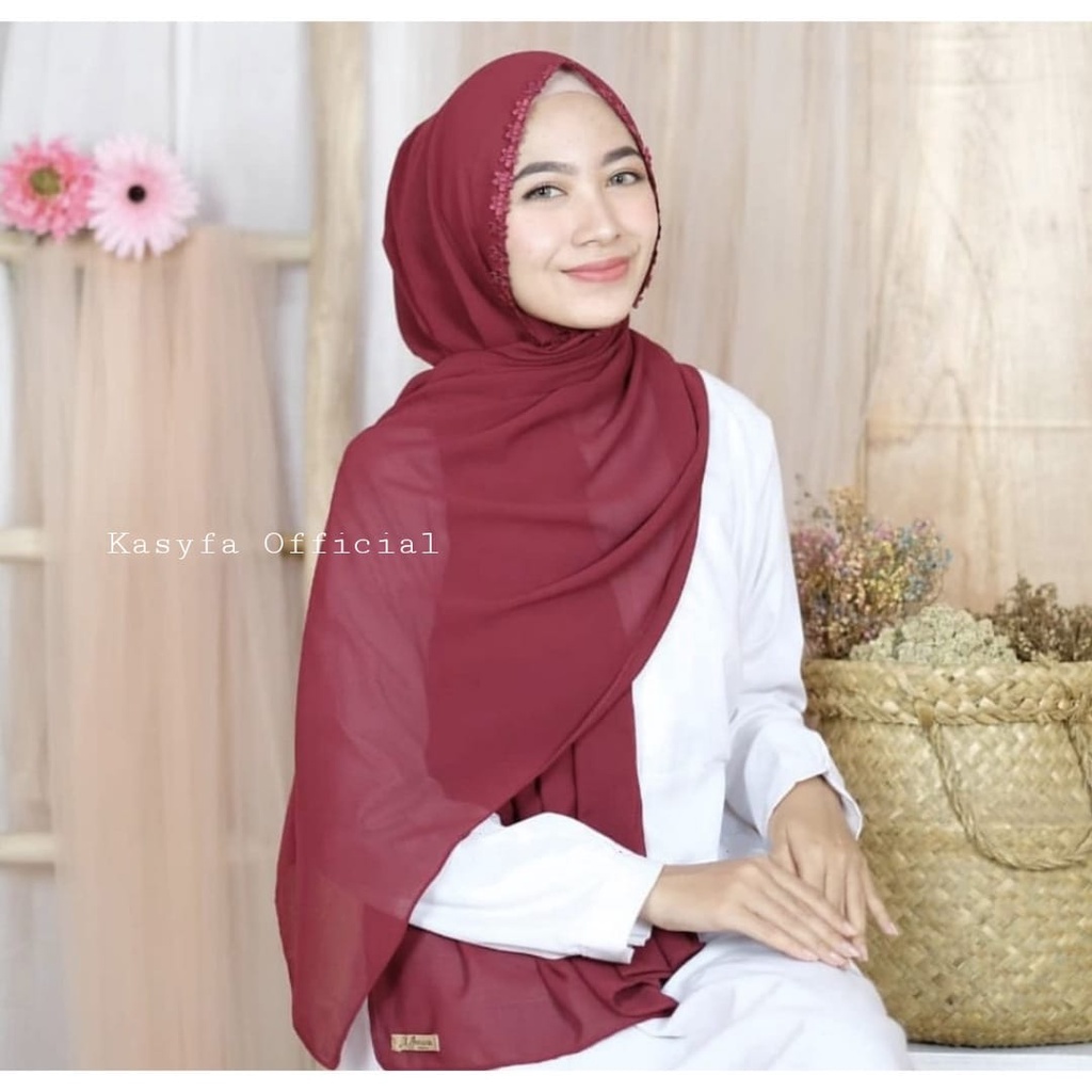 PASHMINA DIAMOND RENDA MELATI