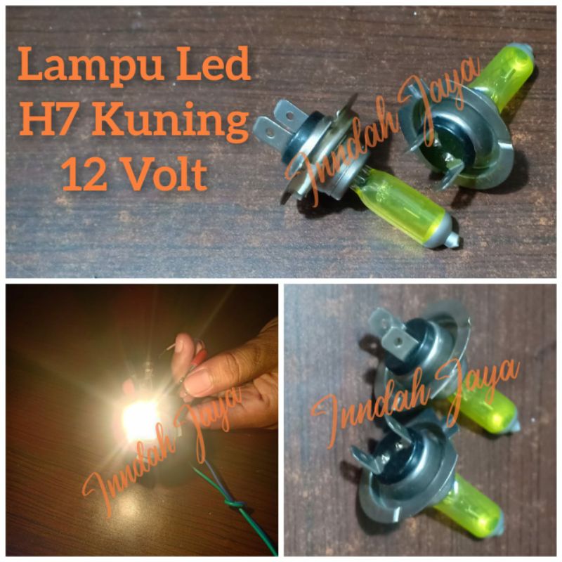 Lampu Led H7 Kuning 12 Volt / Led Michiba Kuning