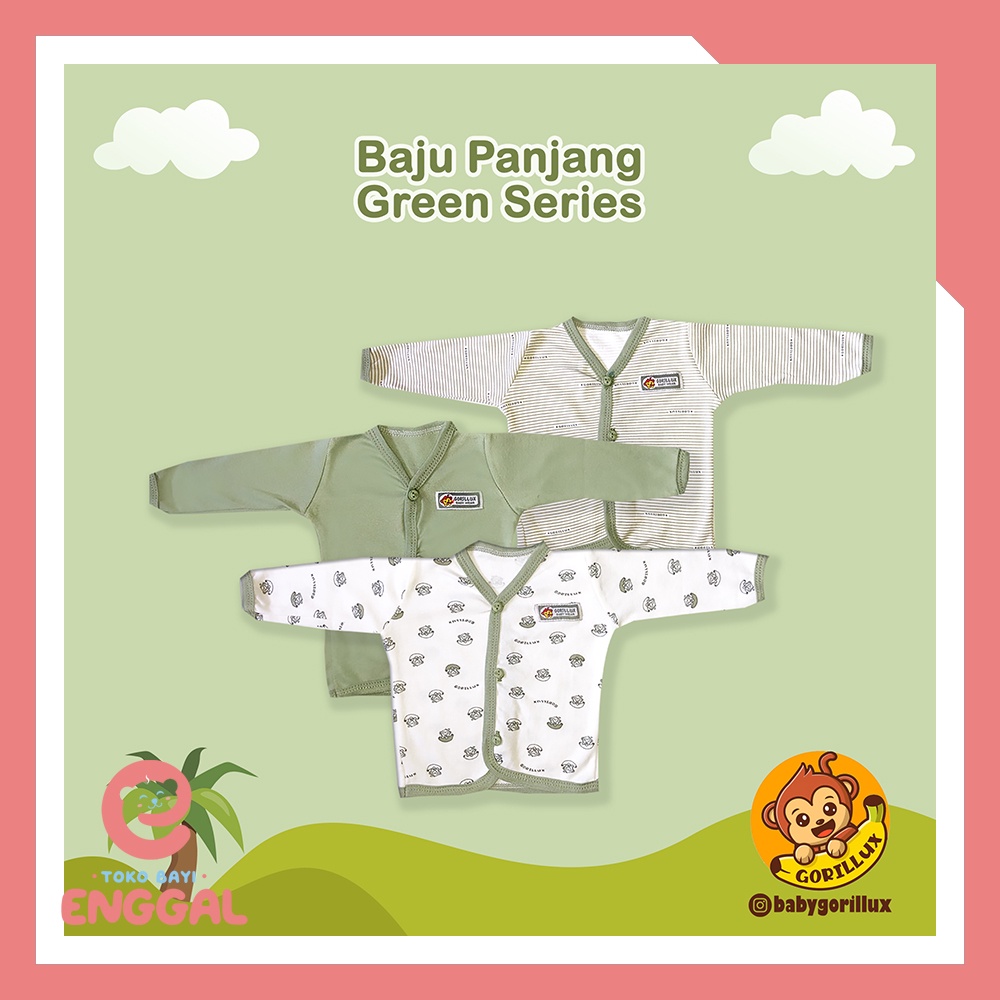 Baju Bayi Tangan Panjang Bis Gorillux