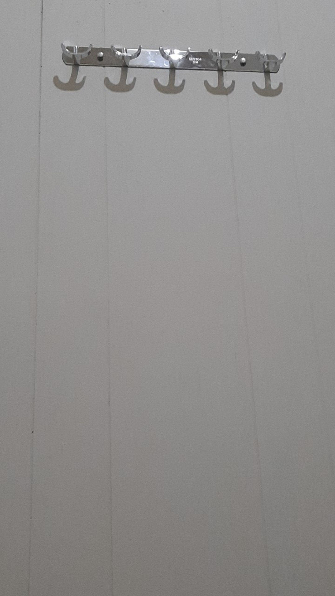 Gantungan Baju Dinding Hanger Tembok Stainless 5 Kait Cabang Terlaris Kp05