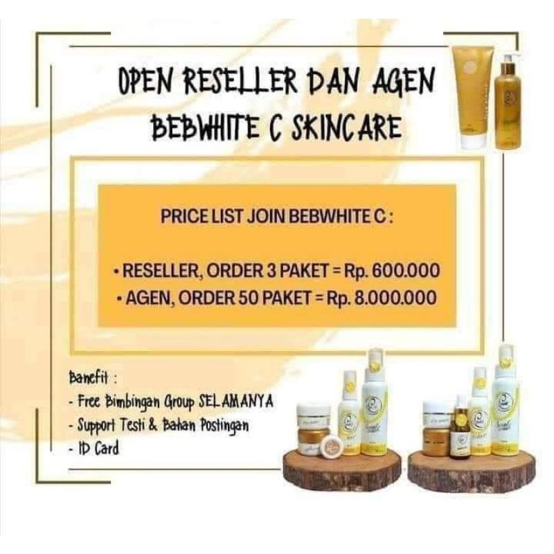 BEBWHITE C SKINCARE HALAL AMAN/ BEBWHITE C / SKINCARE BEBWHITE