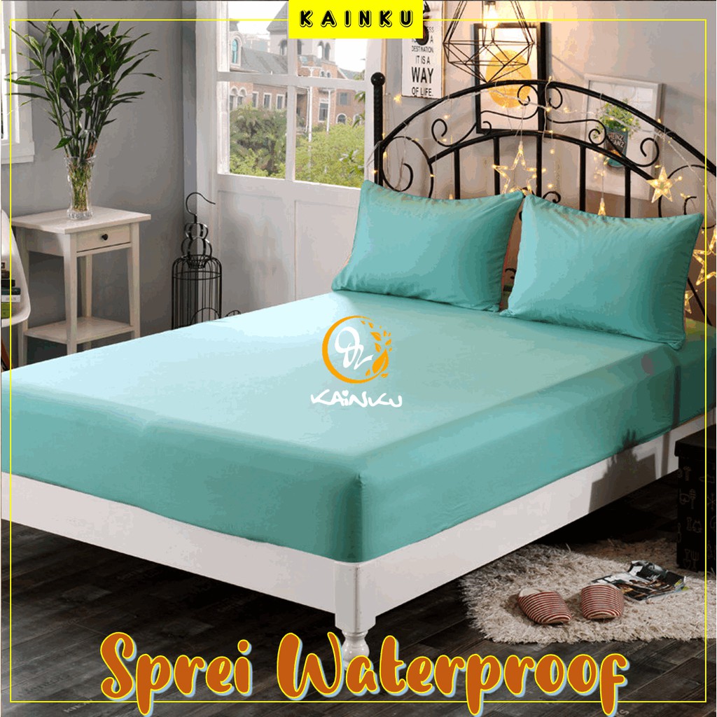 Best Seller ‼️ SPREI WATERPROOF POLOS UKURAN 200 180 160 140 120 100 90-8