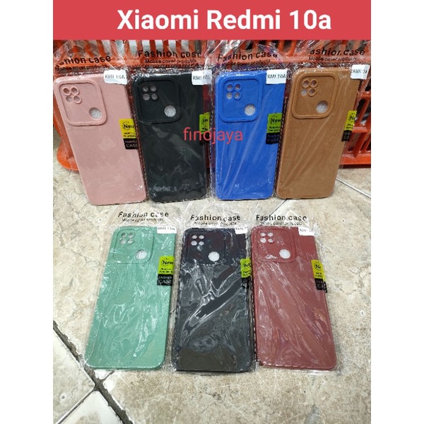 Softcase Xiaomi Redmi 10A Silikon Casing Selicon Case Macaron Pro Camera