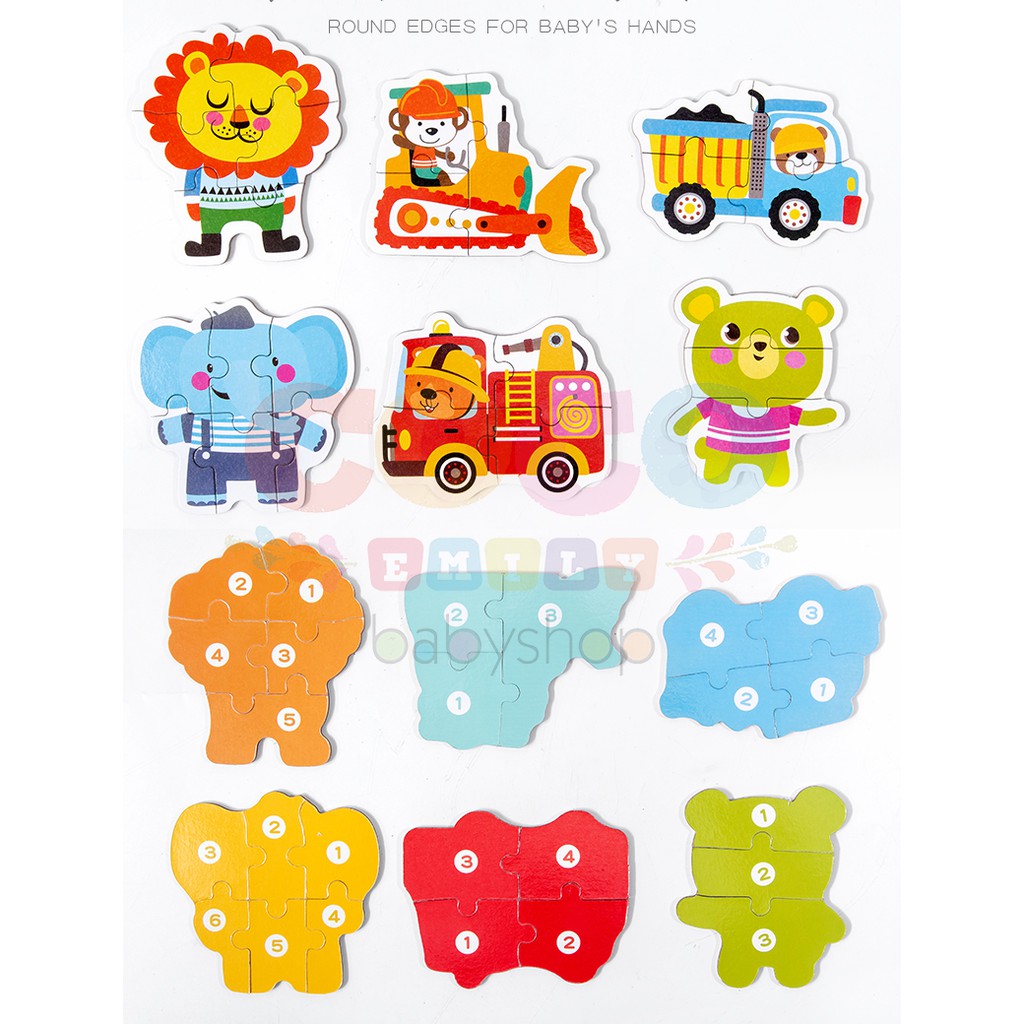 Mainan Edukasi Anak Puzzle Travel Tin Box Toy Toys Games For Trip