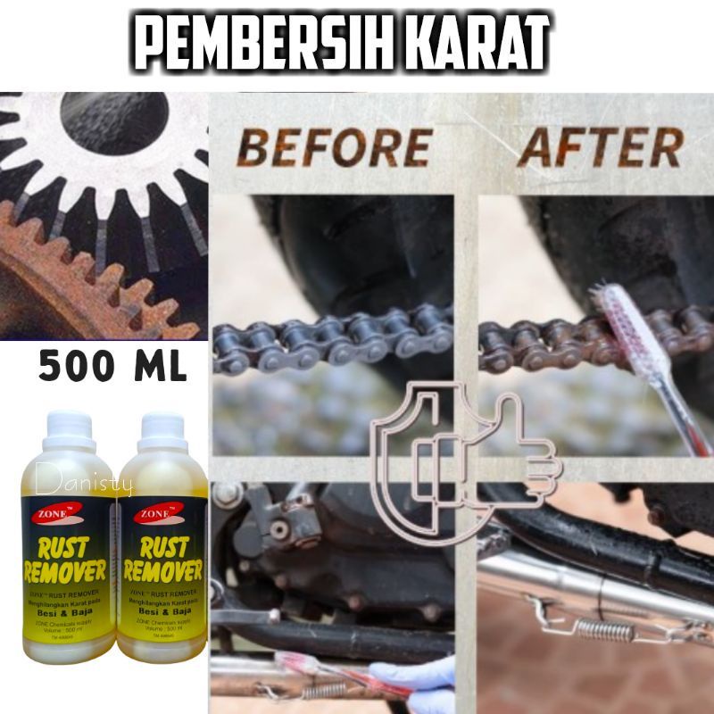 Cairan ampuh pembersih karat logam besi/rust remover/anti karat