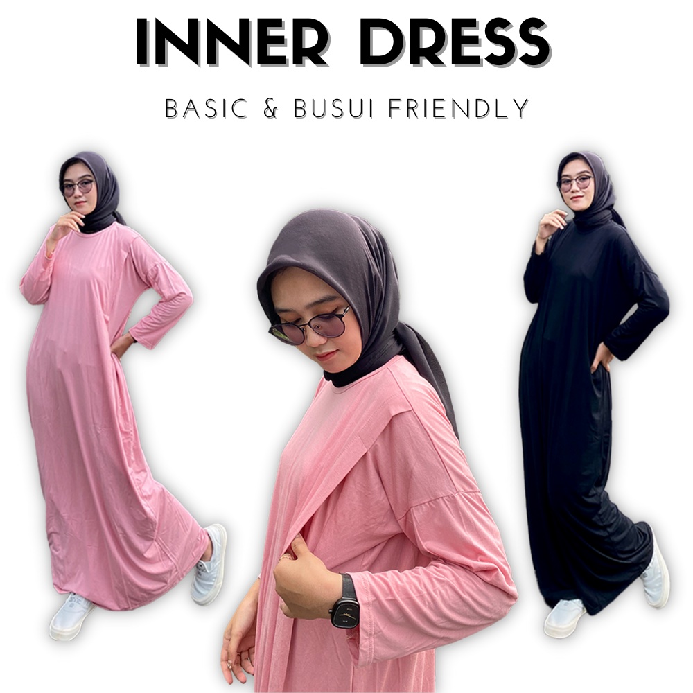 Basic Inner Dress Jumbo Inner Dress Bumil Nonbusui LD 130 Jumbo Busui Friendly