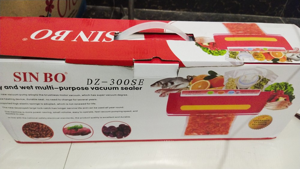 Vacum Sealer Sinbo Dz-300 Se Basah Dan Kering 30cm Vakum Vacuum Dz 300 Se