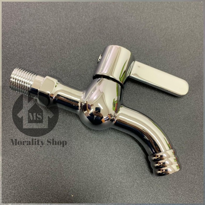 Kran TEMBOK minimalis KUNINGAN 366- keran air brass faucet  kamar mandi bak air G20