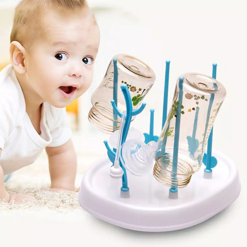 Rak Baby Bottle Dryer Rack Cleaning Tempat Pengering Botol Susu Bayi Perlengkapan baru lahir Newborn