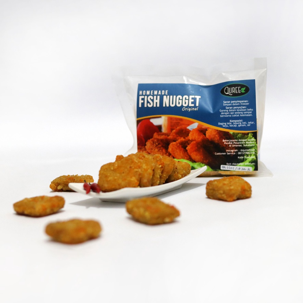 

Nugget Lele Original/ Daging 70%/ NON MSG dan PENGAWET 250gr _ Quree Food