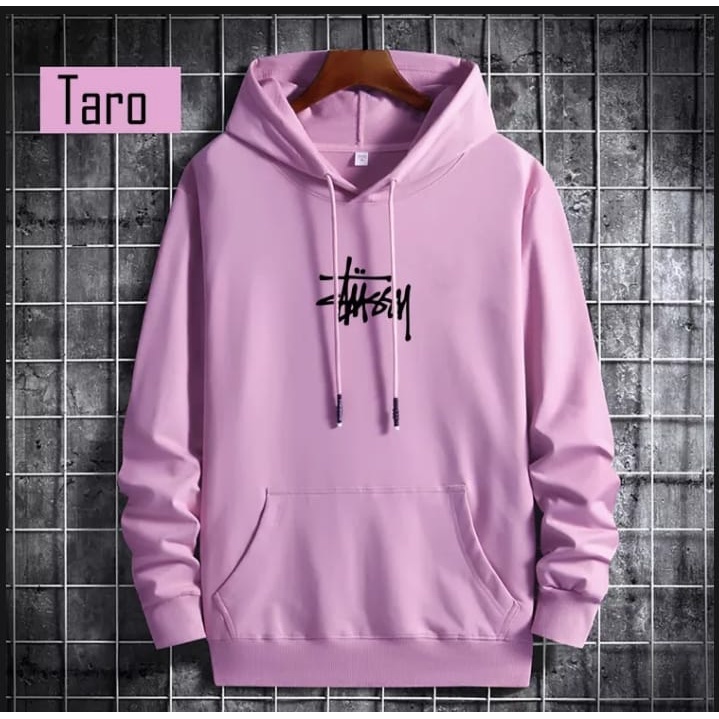 STUSSY - SWEATER HOODIE STUSSY FULLOVER JUMBO HOODIE PRIA WANITA FLEECE PREMIUM TEBAL TERMURAH