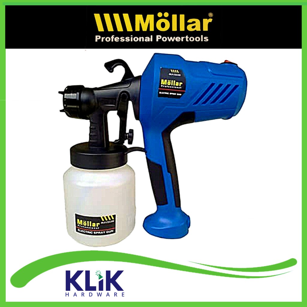 Mollar Spray Gun Elektrik ESG300 ESG303 - Alat Cat Semprot Listrik Paint Gun Electric ESG 300 303 Cat Minyak Thiner
