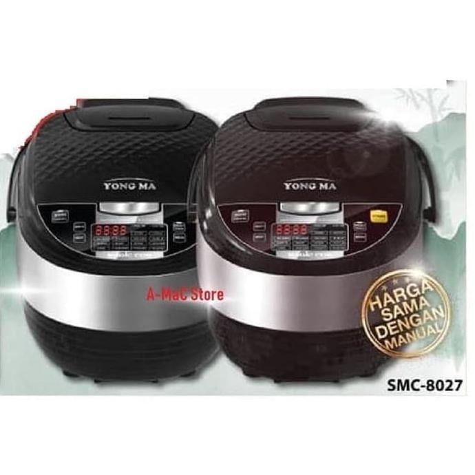 NEW / Yong Ma SMC-8027 Digital Rice Cooker SMC 8027 SMC8027 - Hitam / BERKUALITAS