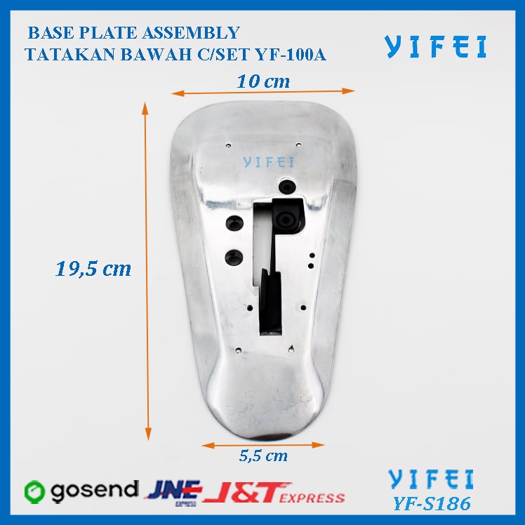 BASE PLATE ASSEMBLY YIFEI YF-S186/TATAKAN BAWAH C/SET YF-100A