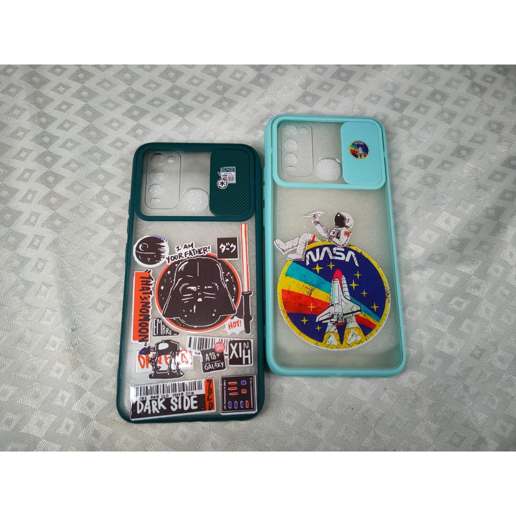 CASE SLIDE PROTECT CAMERA KARAKTER FOR SAMSUNG A12