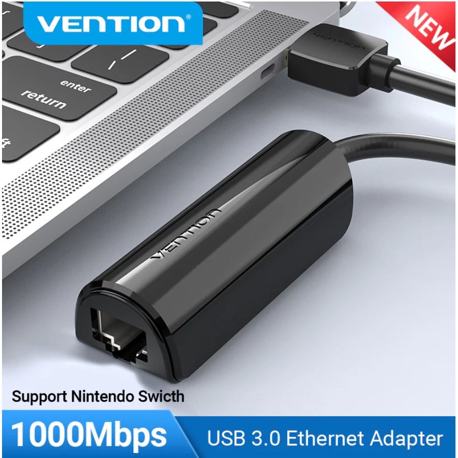 Vention Adapter USB 2.0 3.0 to RJ45 LAN Gigabit Ethernet Network