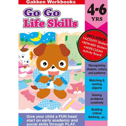 Gakken Workbooks 4-6 Years Life Skills Work Book Gakken