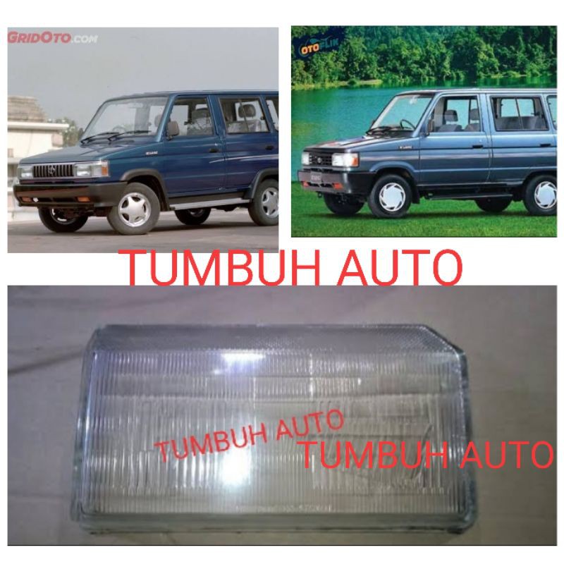Mika Kaca Headlamp Lampu Depan 1 pcs Kanan RH Toyota Kijang Grand Extra Rover Super G 1.5 1.8 Pick U