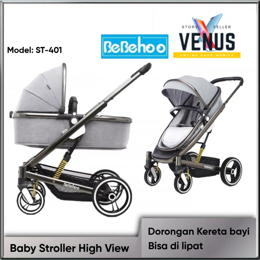 Bebehoo Stroller ST401 All terrain High lansdcape - Dorongan Anak Bebehoo