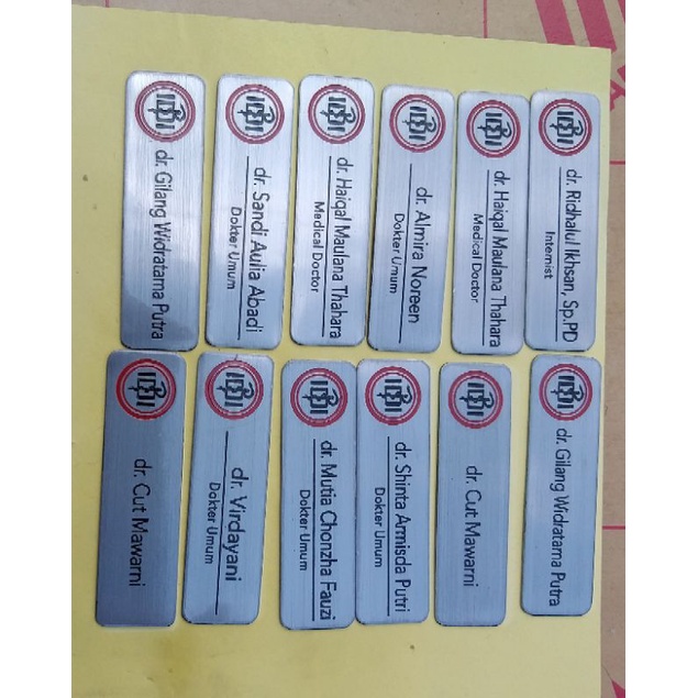 

Name Tag / Nama Dada Stainless