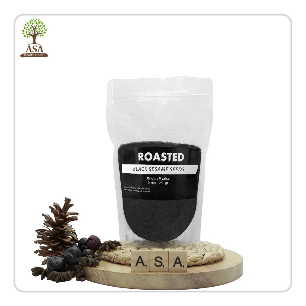 Roasted Black Sesame Seeds 250 gram