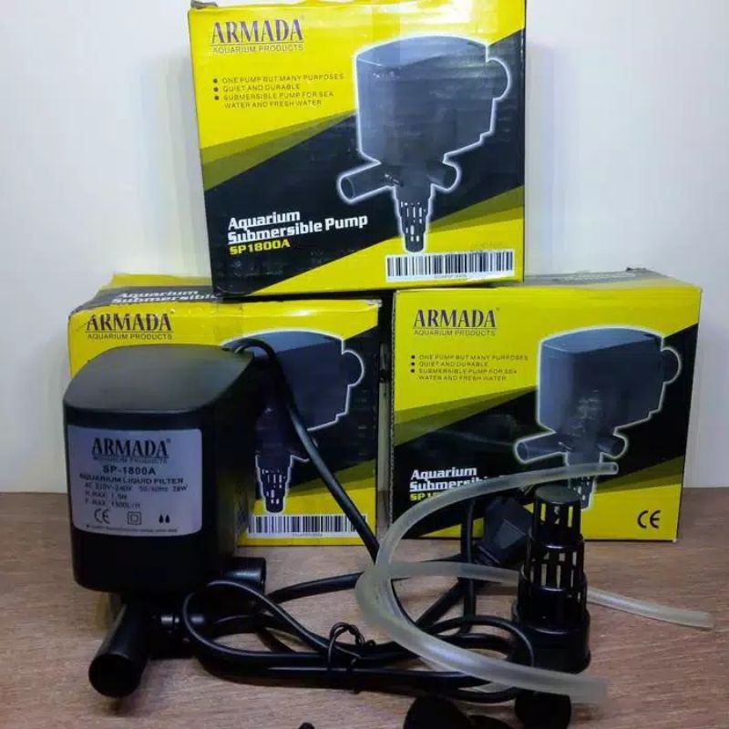 Mesin Pompa Filter Aquarium Armada SP-1800A