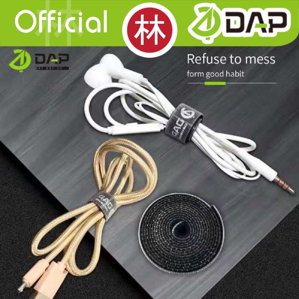 DAP D-V02 Velcro Strap Cable Ties Perekat Pengikat kabel 100cm